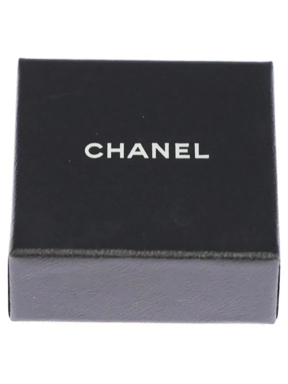 Chanel CC Logo Pearl Earrings White
